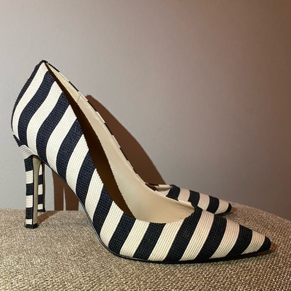 sam edelman black and white heels